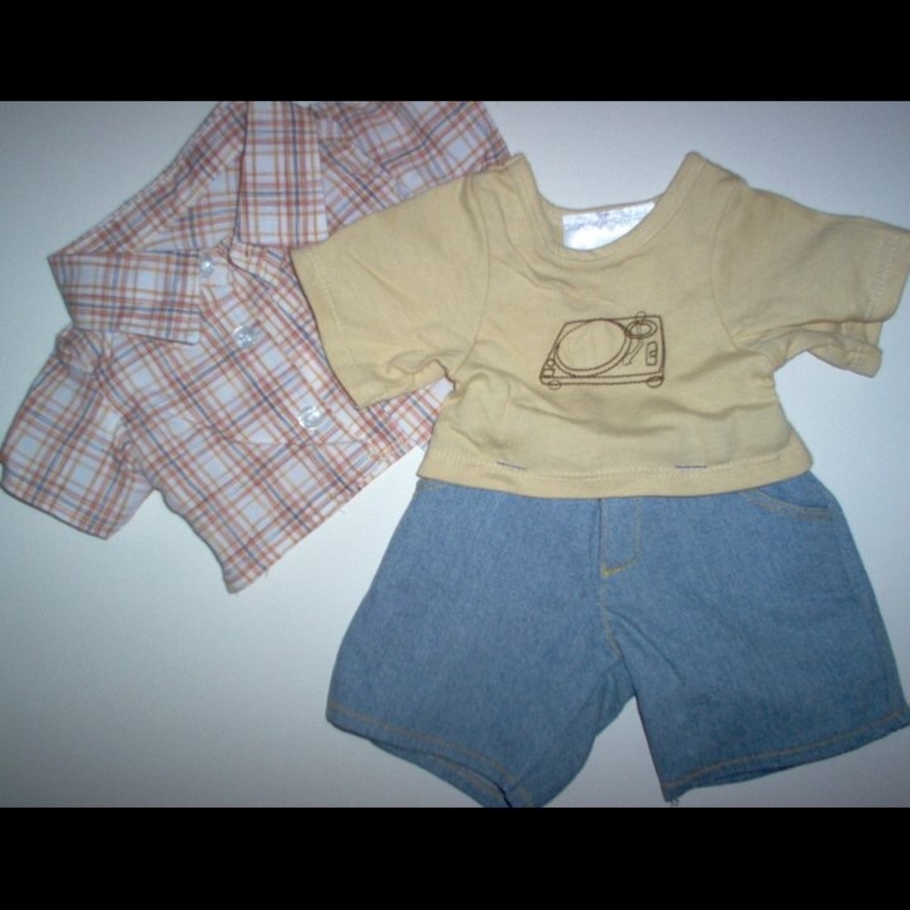 NEW Stuffed Animal Outfit - Boy 3pc Set